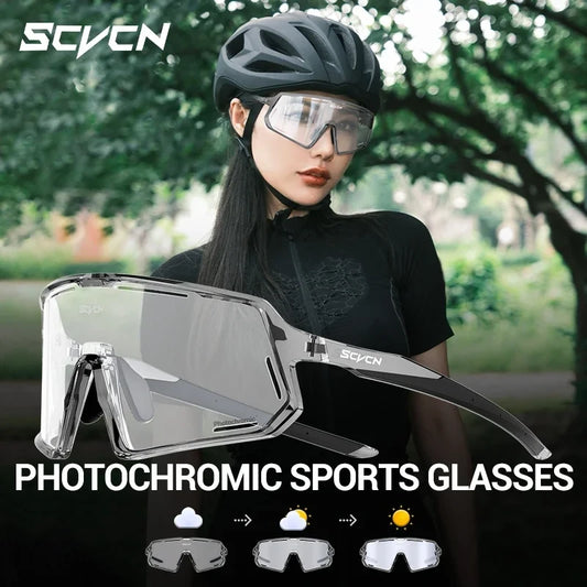 Photochromic Cycling Sports Sunglasses