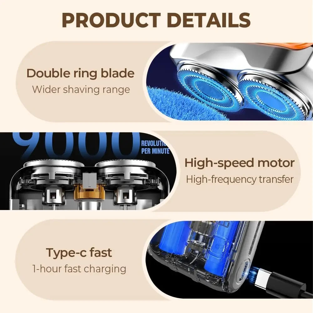 PORTABLE ELECTRIC SHAVER