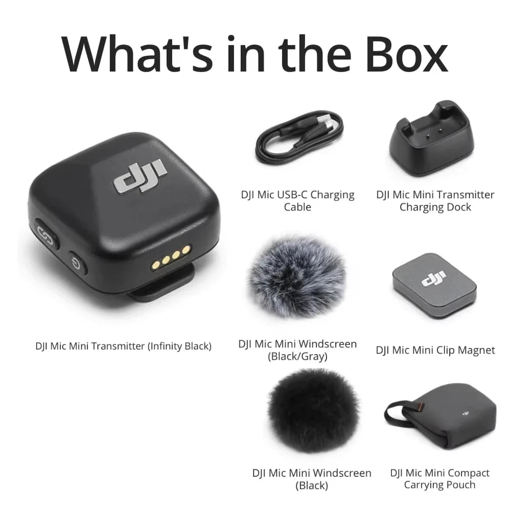 Original DJI Mic Mini Wireless Microphone