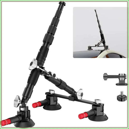 Triple Suction Car Camera Mount