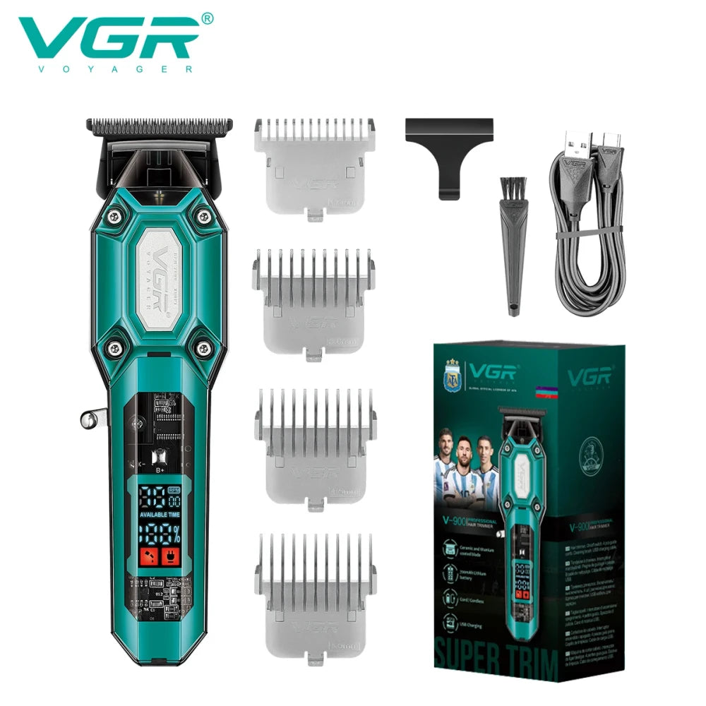 Transparent Electric Hair Clipper Set