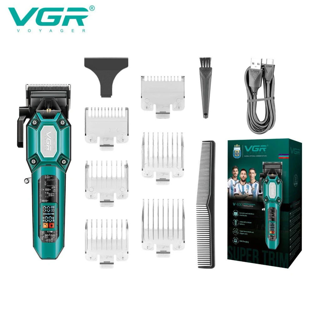 Transparent Electric Hair Clipper Set