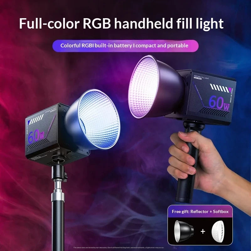 Portable RGB Handheld Video Light