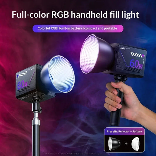Portable RGB Handheld Video Light