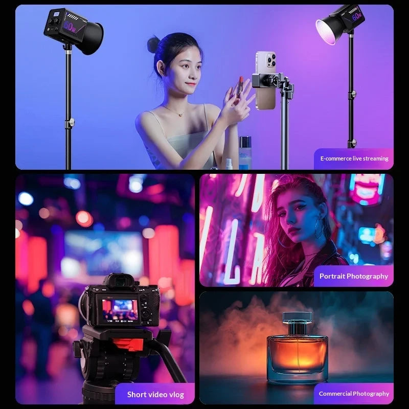 Portable RGB Handheld Video Light