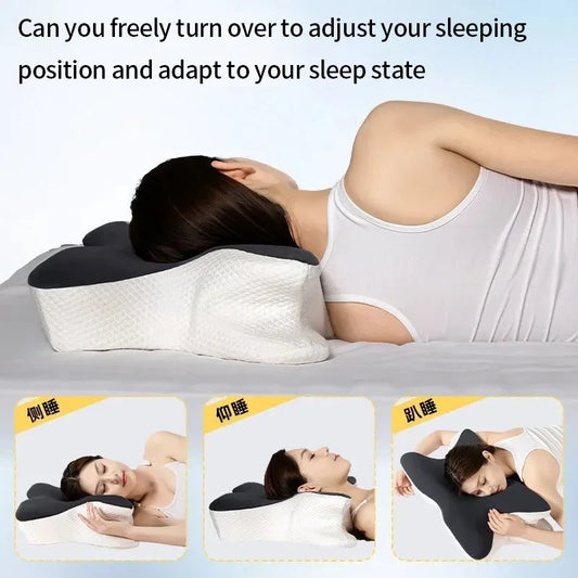 Ergonomic Butterfly Memory Foam Pillow