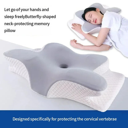 Ergonomic Butterfly Memory Foam Pillow