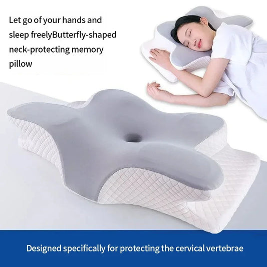Ergonomic Butterfly Memory Foam Pillow