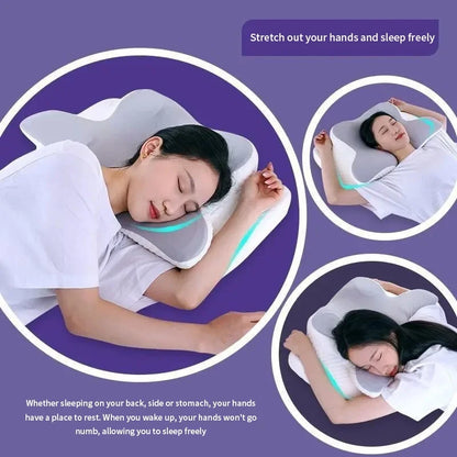 Ergonomic Butterfly Memory Foam Pillow